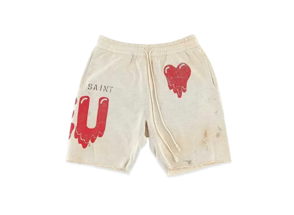 SAINT Mxxxxxx EMOTIONALLY UNAVAILABLE EU STM SHORT "White"