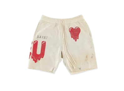 SAINT Mxxxxxx EMOTIONALLY UNAVAILABLE EU STM SHORT "White"
