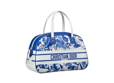 DIOR VIBE Large Classic Bowling Bag "Blue"