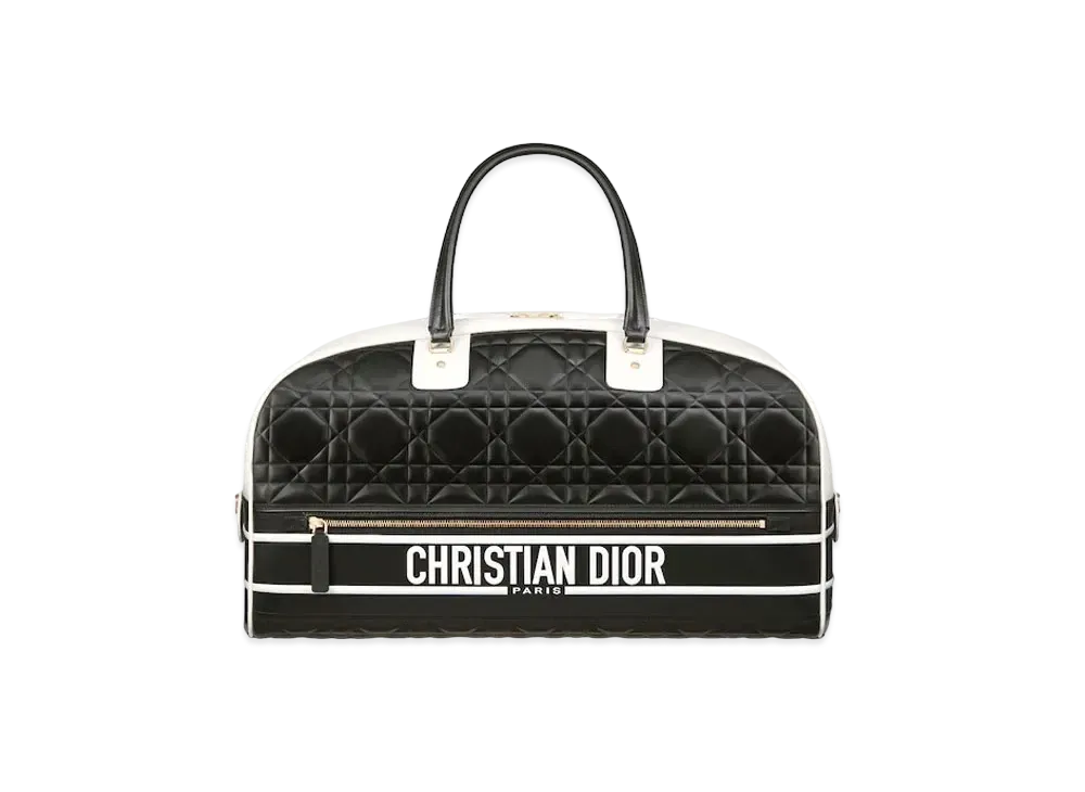 ディオール ヴァイブ ラージ ボウリングバッグ "ブラック" M6200OFCA_M911