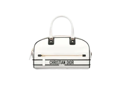 DIOR VIBE Medium Bowling Bag "White"