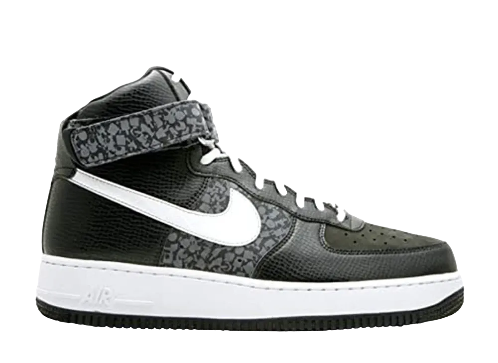 Stash × Nike Air Force 1 High PRM ZF "Black/Anthracite"