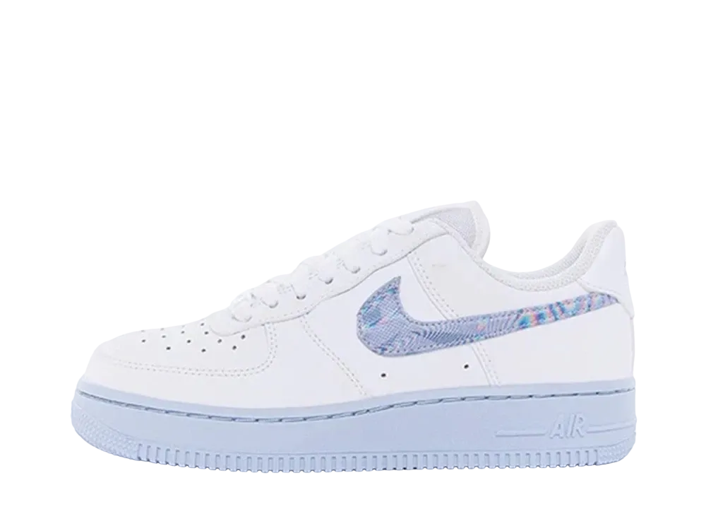 ナイキ ウィメンズ エアフォース1 ロー "ハイドロゲン ブルー"