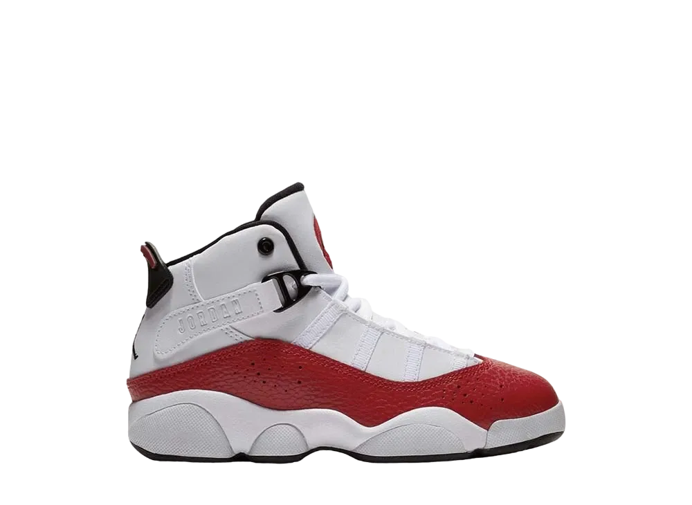 Nike PS Air Jordan 6 Rings "White University Red"