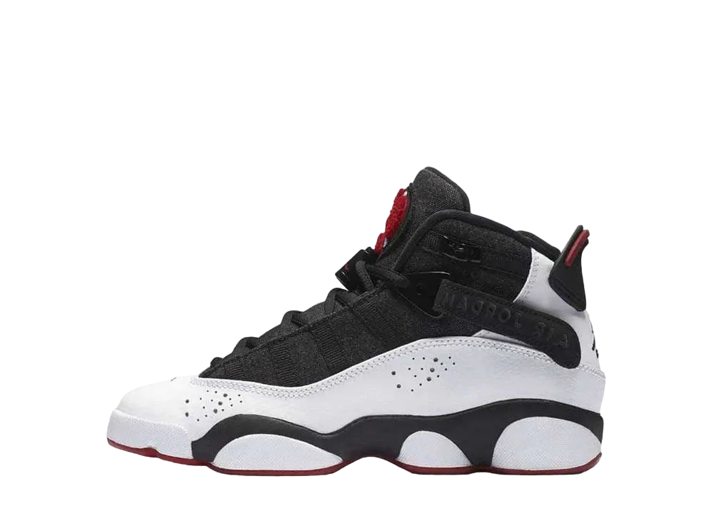 Nike GS Air Jordan 6 Rings "Black Gym Red"