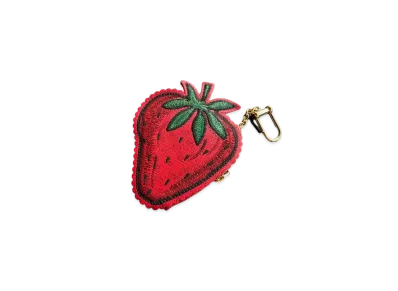 GUCCI GG Strawberry Coin Case