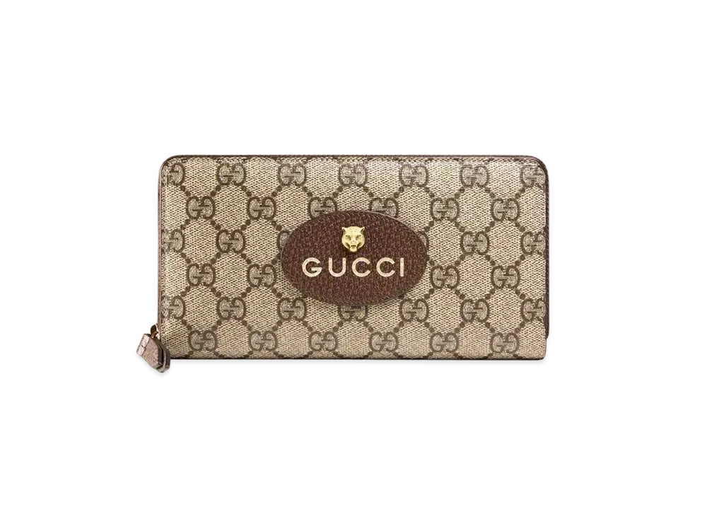 グッチ ネオヴィンテージ GGスプリーム ジップアラウンドウォレット 473953 K9GOT 8861