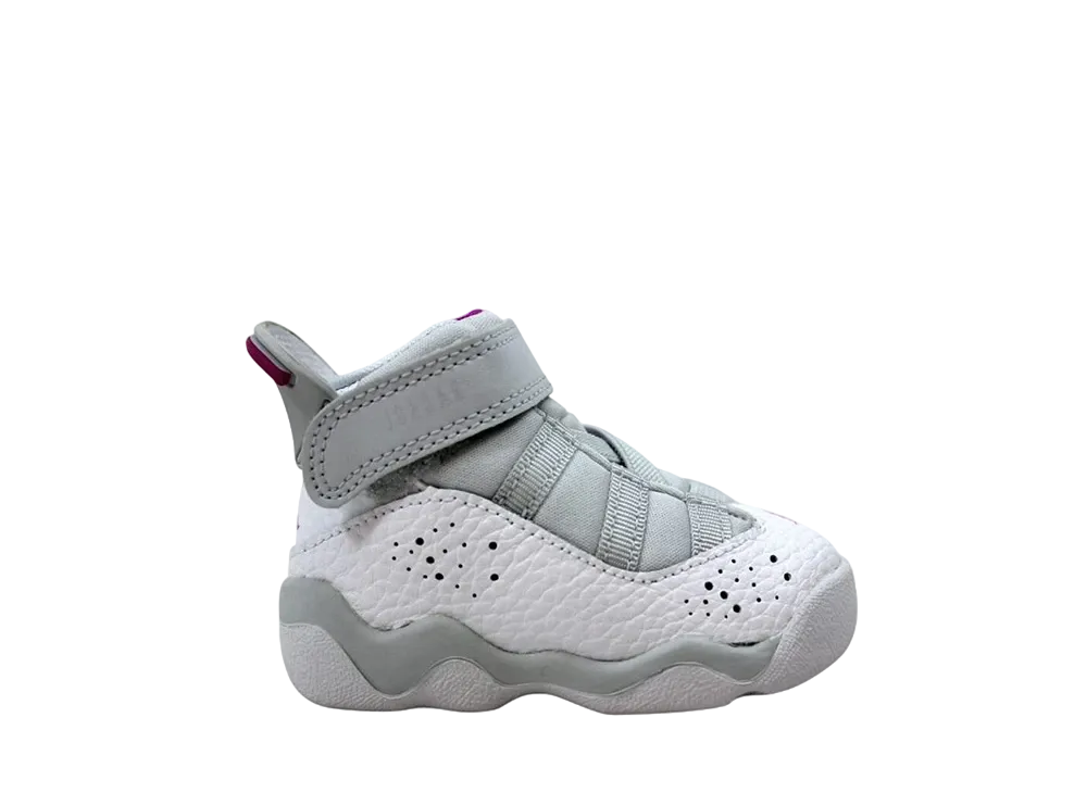 Nike TD Air Jordan 6 Rings "Pure Platinum"