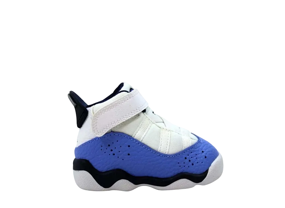 Nike TD Air Jordan 6 Rings "White/Midnight Navy"