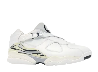 Nike Air Jordan 8 Retro Low "White/Metallic Silver"