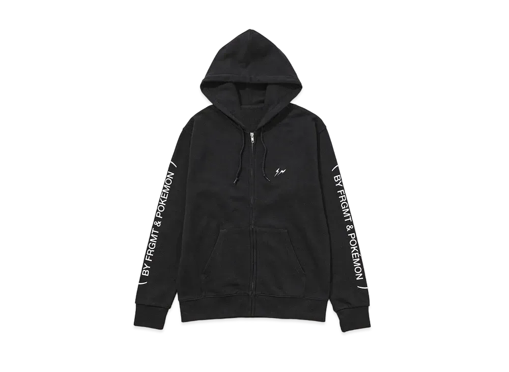 FRAGMENT x POKEMON THUNDERBOLT PROJECT PRINT ZIP HOODIE "Black"