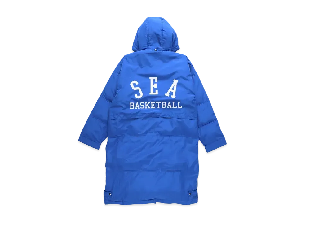 WIND AND SEA SEA (A-HOOPS) BENCH COAT "Blue"