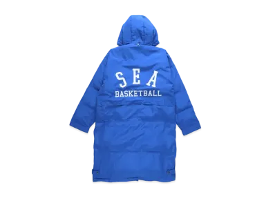 WIND AND SEA SEA (A-HOOPS) BENCH COAT "Blue"