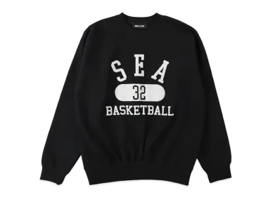 WIND AND SEA SEA (A-HOOPS) CREW NECK "Black"