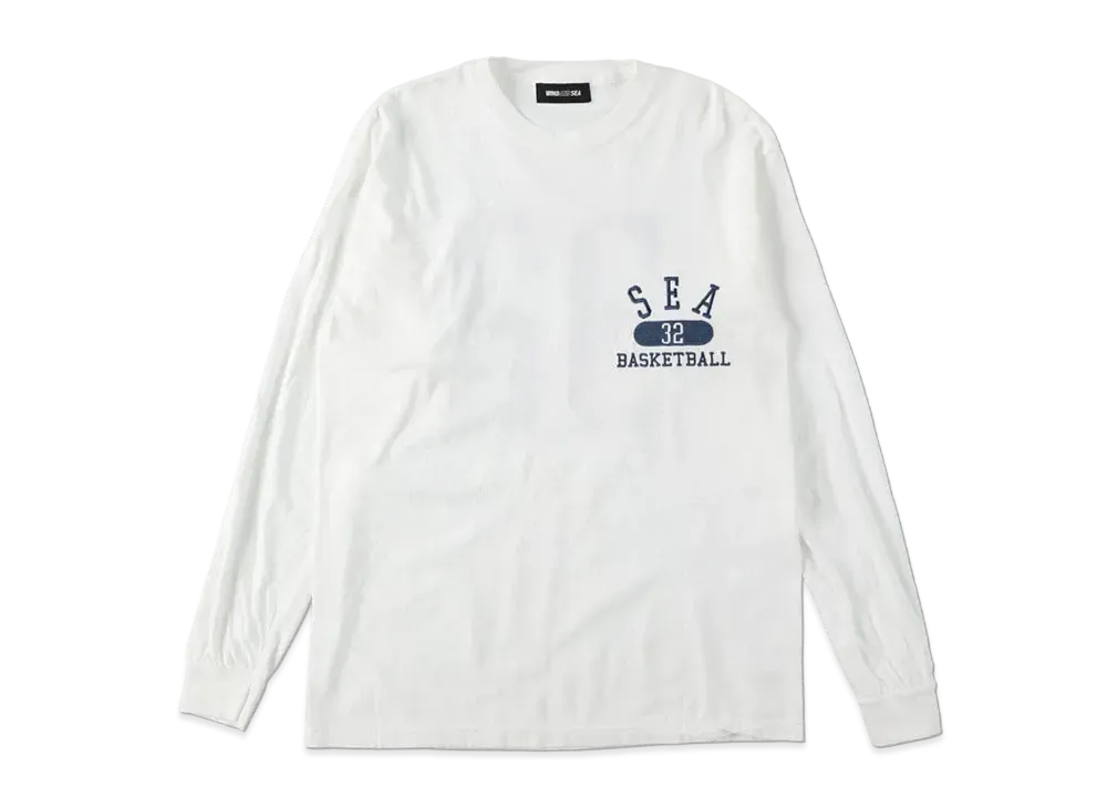 WIND AND SEA SEA (A-HOOPS) L/S T SHIRT "White"