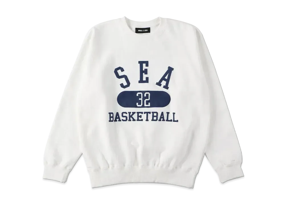 WIND AND SEA SEA (A-HOOPS) CREW NECK "White"