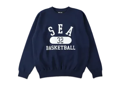 WIND AND SEA SEA (A-HOOPS) CREW NECK "Navy"