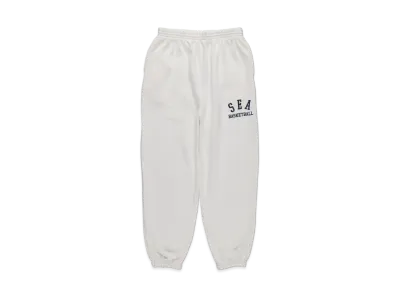 WIND AND SEA SEA (A-HOOPS) SWEAT PANTS "White"