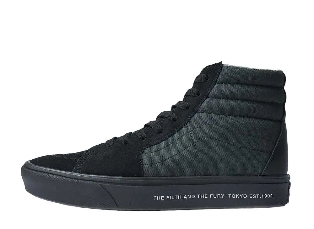 NEIGHBORHOOD × VANS NHVN . COMFYCUSH SK8-HI CL-SHOES "BLACK/GREEN"