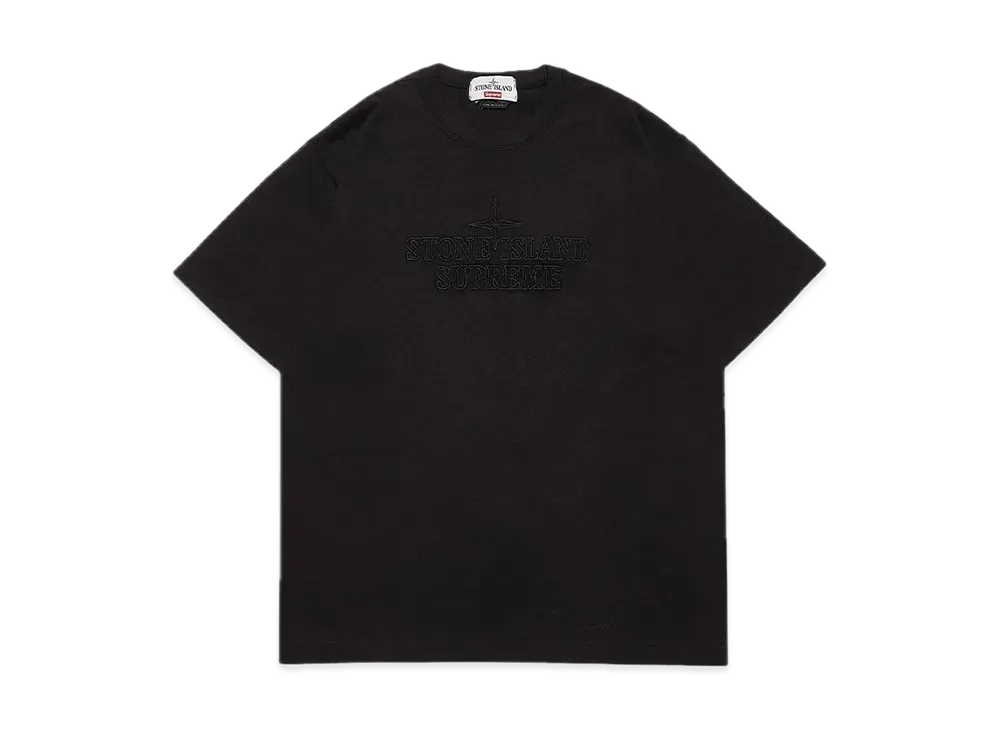 Supreme / Stone Island Embroidered Logo S/S Top "Black"