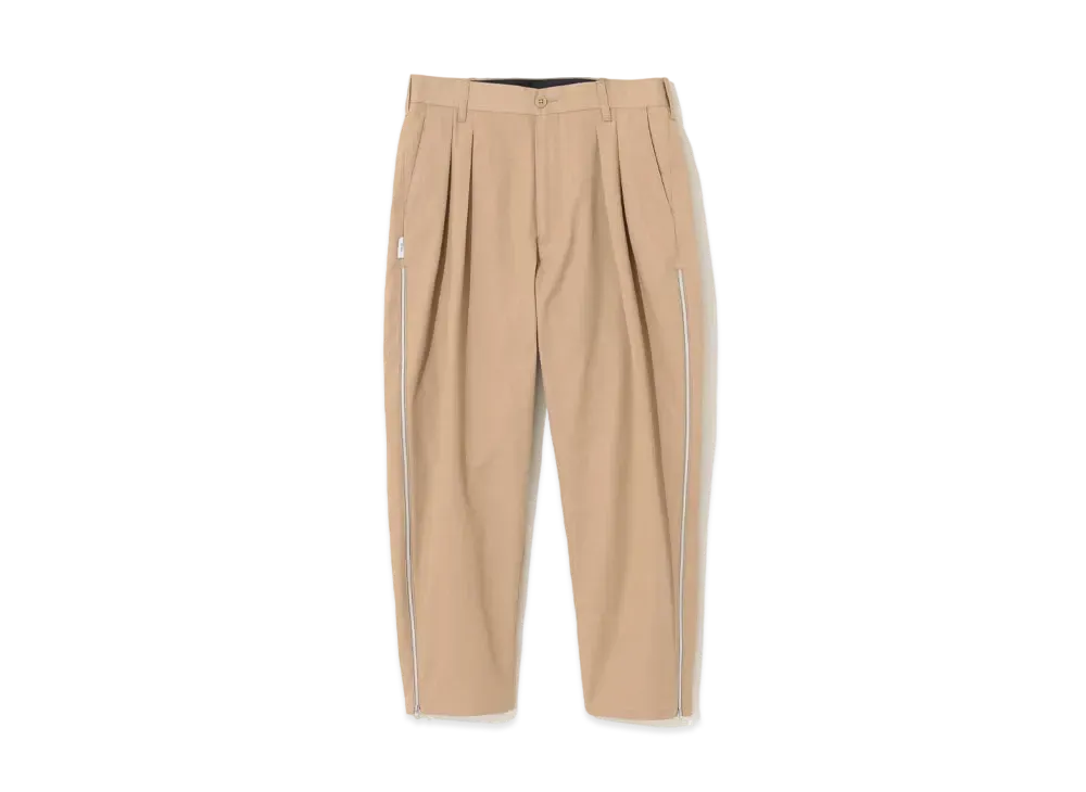 UNDERCOVER x WTAPS T/C TWILL SIDE ZIP 2TUCK PT "Beige"