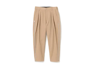 UNDERCOVER x WTAPS T/C TWILL SIDE ZIP 2TUCK PT "Beige"