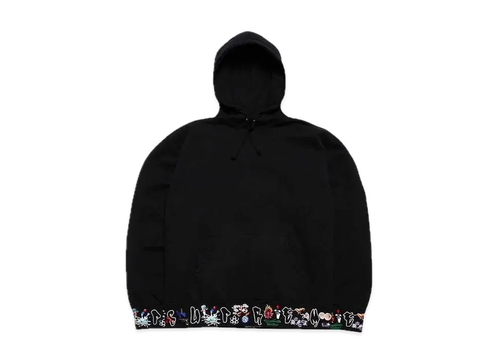 Supreme AOI Icons Hooded Sweatshirt "Black"