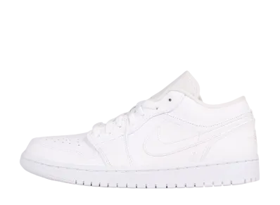 ナイキ エアジョーダン1 ロー "トリプル ホワイト フォグ グレー"