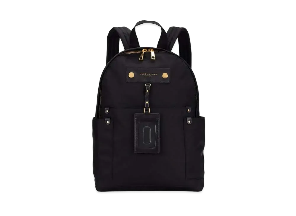 Marc Jacobs Preppy Nylon Backpack "Black"