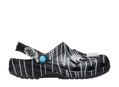 ロン・イングリッシュ × パーティ アニマルズ × クロックス クラシック クロッグ "ゼブラ ブラック"