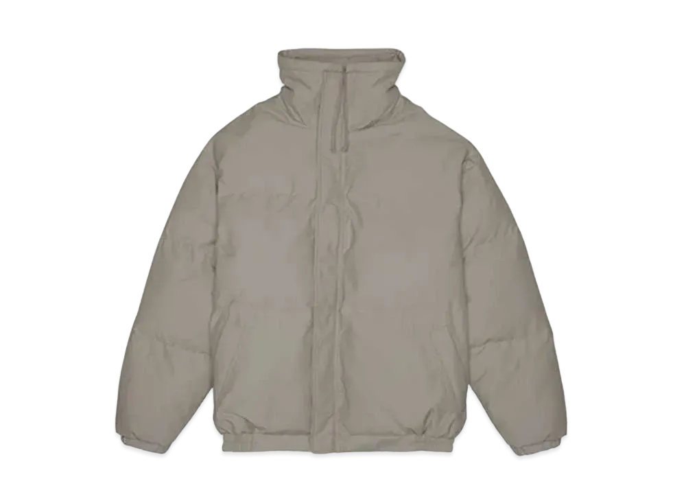 FEAR OF GOD ESSENTIALS Puffer Jacket "Cement"