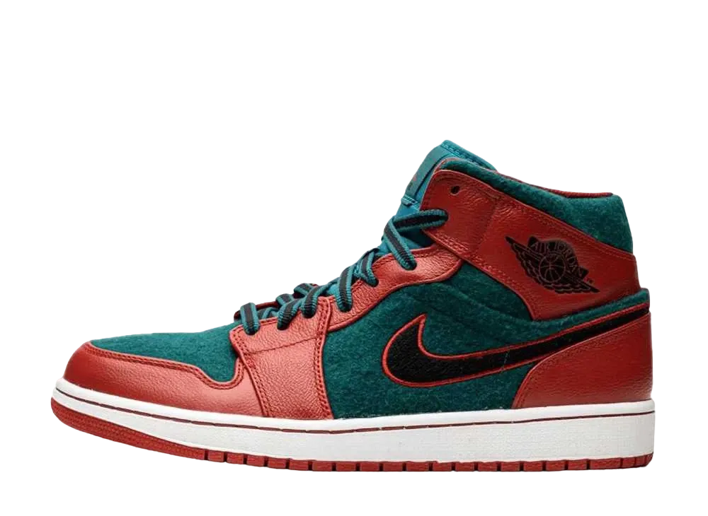 ナイキ エアジョーダン1 ミッド "ジムレッド ブラック ダークシー"