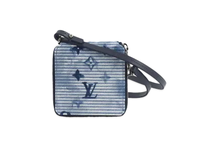 Louis Vuitton Denim Compact Zippy Wallet "Blue"