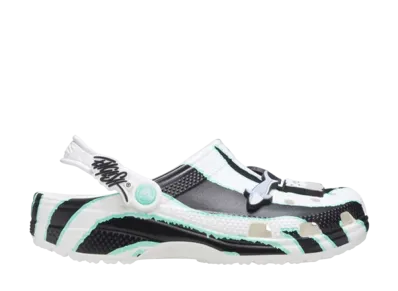 ロン・イングリッシュ × パーティ アニマルズ × クロックス クラシック クロッグ "ゼブラ ホワイト"