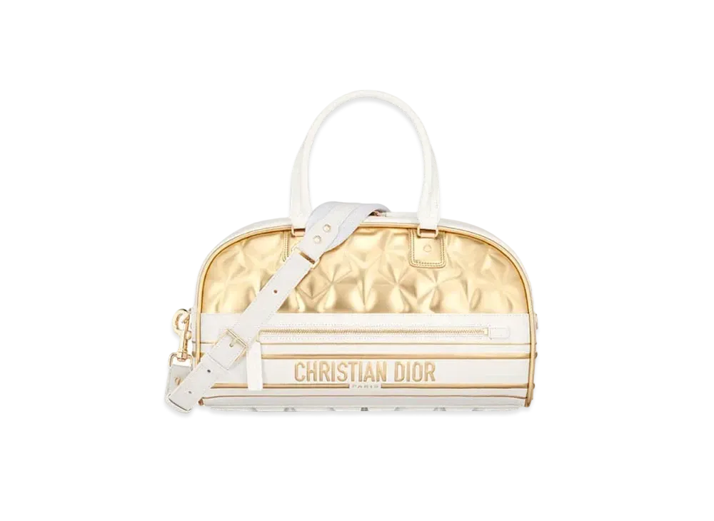 DIOR VIBE Medium Bowling Bag "Gold"