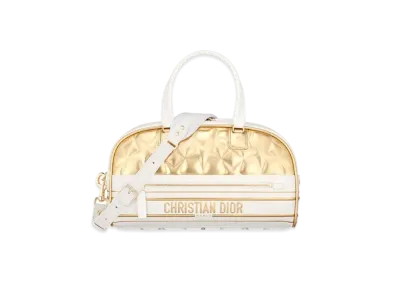 DIOR VIBE Medium Bowling Bag "Gold"