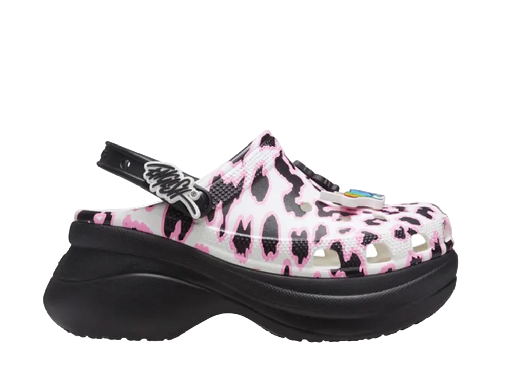 ロンイングリッシュ  × パーティーアニマルズ × クロックス ウィメンズ クラシック プラットフォーム クロッグ "チーター"