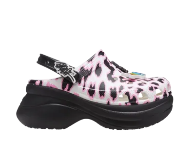 ロンイングリッシュ  × パーティーアニマルズ × クロックス ウィメンズ クラシック プラットフォーム クロッグ "チーター"