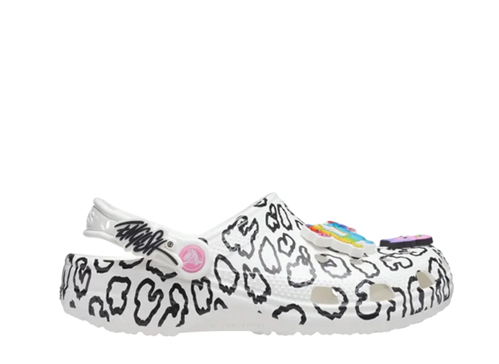 ロンイングリッシュ × パーティーアニマルズ × クロックス ウィメンズ クラシック クロッグ "チーターホワイト"