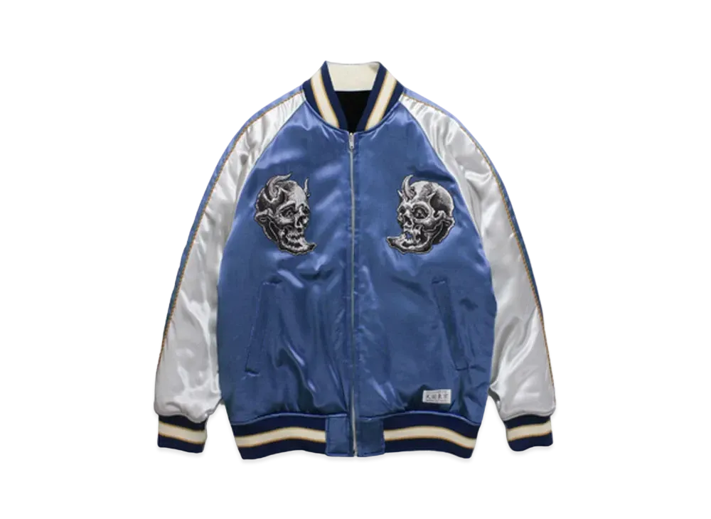 WACKO MARIA 56 TATTOO STUDIO / REVERSIBLE SKA JACKET "Blue"