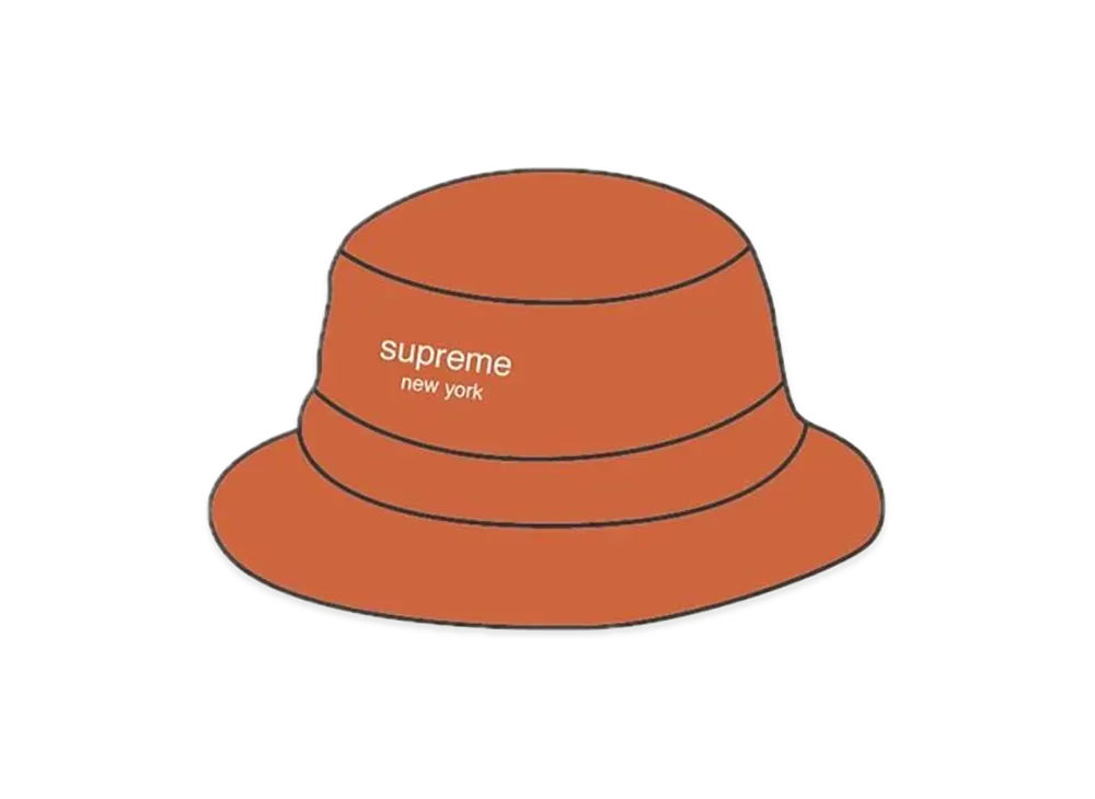 シュプリーム ワイド ウェイ ルコーデュロイ クラッシャー "オレンジ"