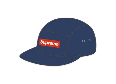Supreme Washed Chino Twill Camp Cap "Denim"(19SS)