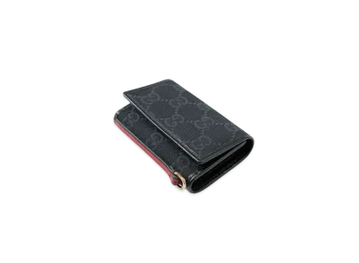 GUCCI GG Canvas Sherry Line 6 Key Case"Black"