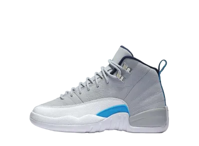 Nike GS Air Jordan 12 Retro "Grey/University Blue"