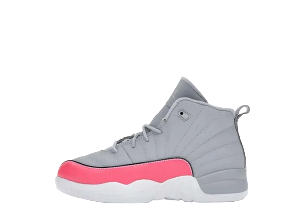 Nike PS Air Jordan 12 Retro "Wolf Grey/Racer Pink"