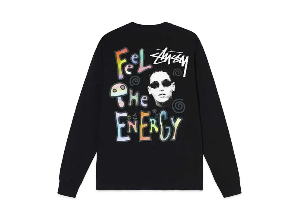 Stussy ENERGY LS TEE "Black"