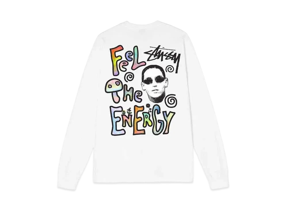 Stussy ENERGY LS TEE "White"