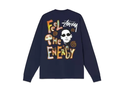 Stussy ENERGY LS TEE "Navy"