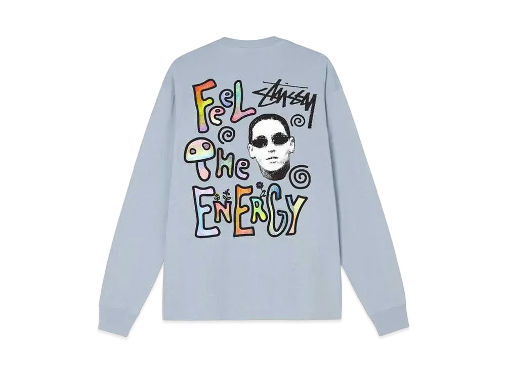 Stussy ENERGY LS TEE "Steel"
