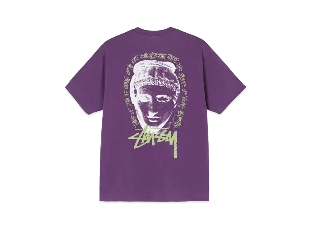 Stussy YOUNG MODERNS PIGMENT DYED TEE "Purple"